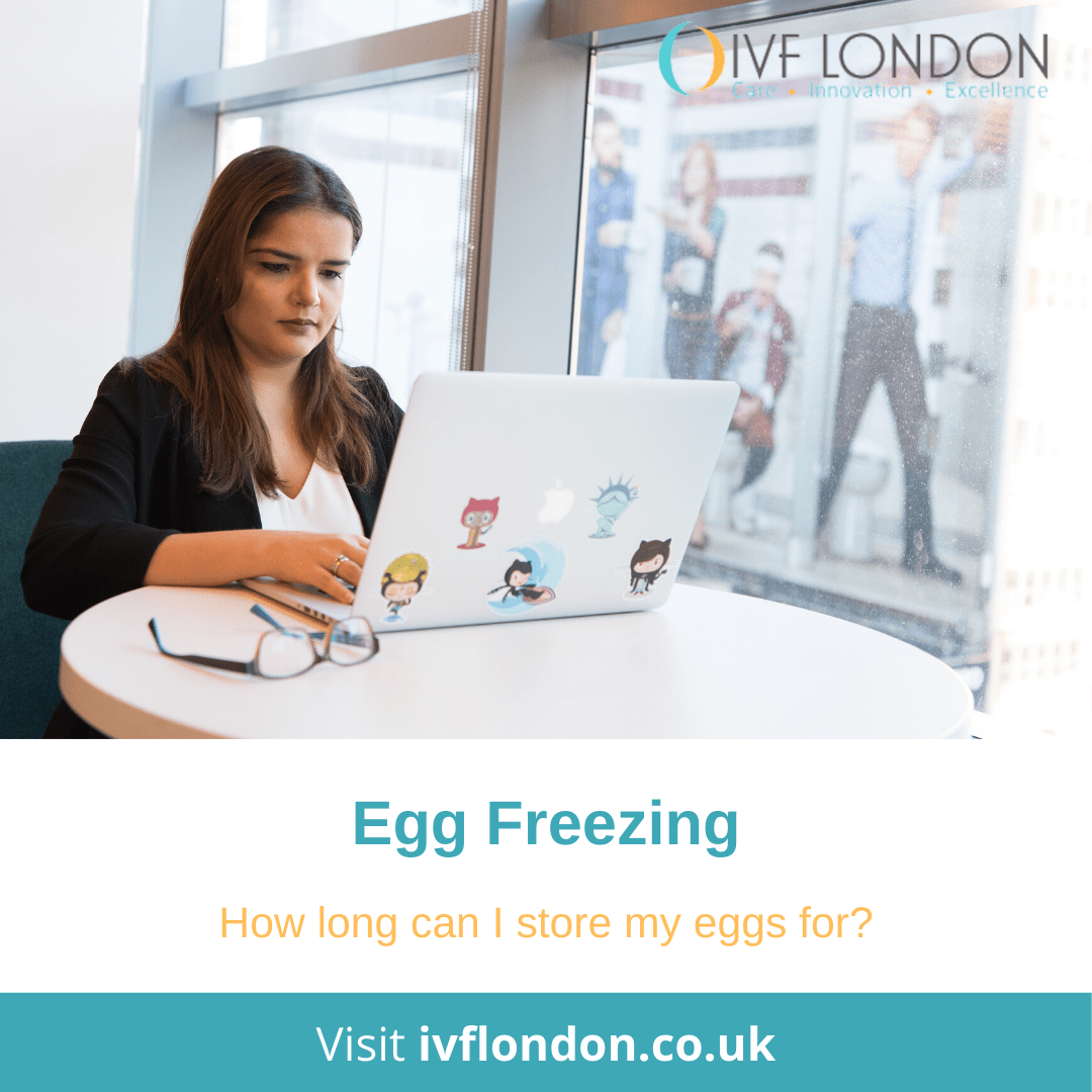 How long can I store my frozen eggs for?