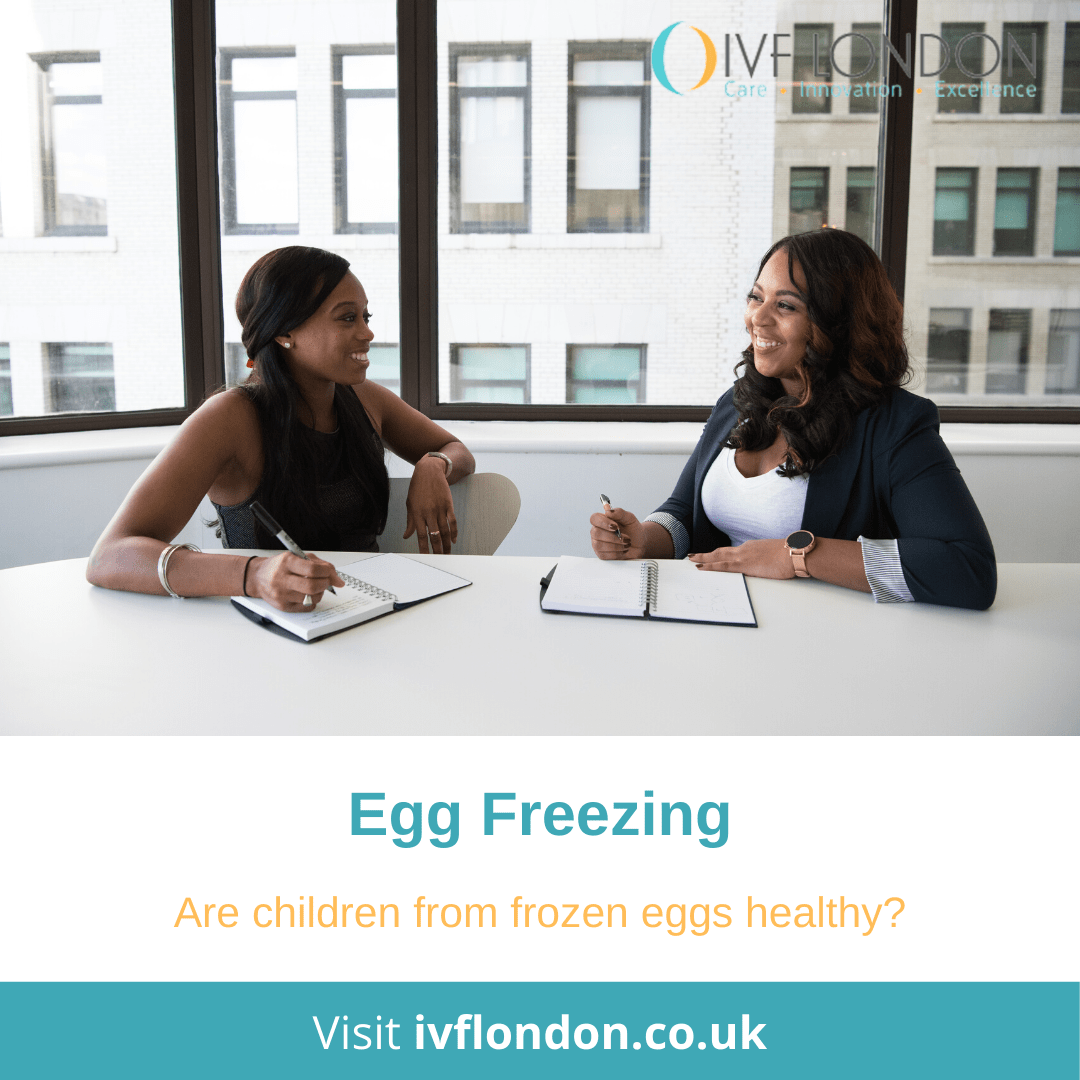 Are children from frozen eggs healthy?